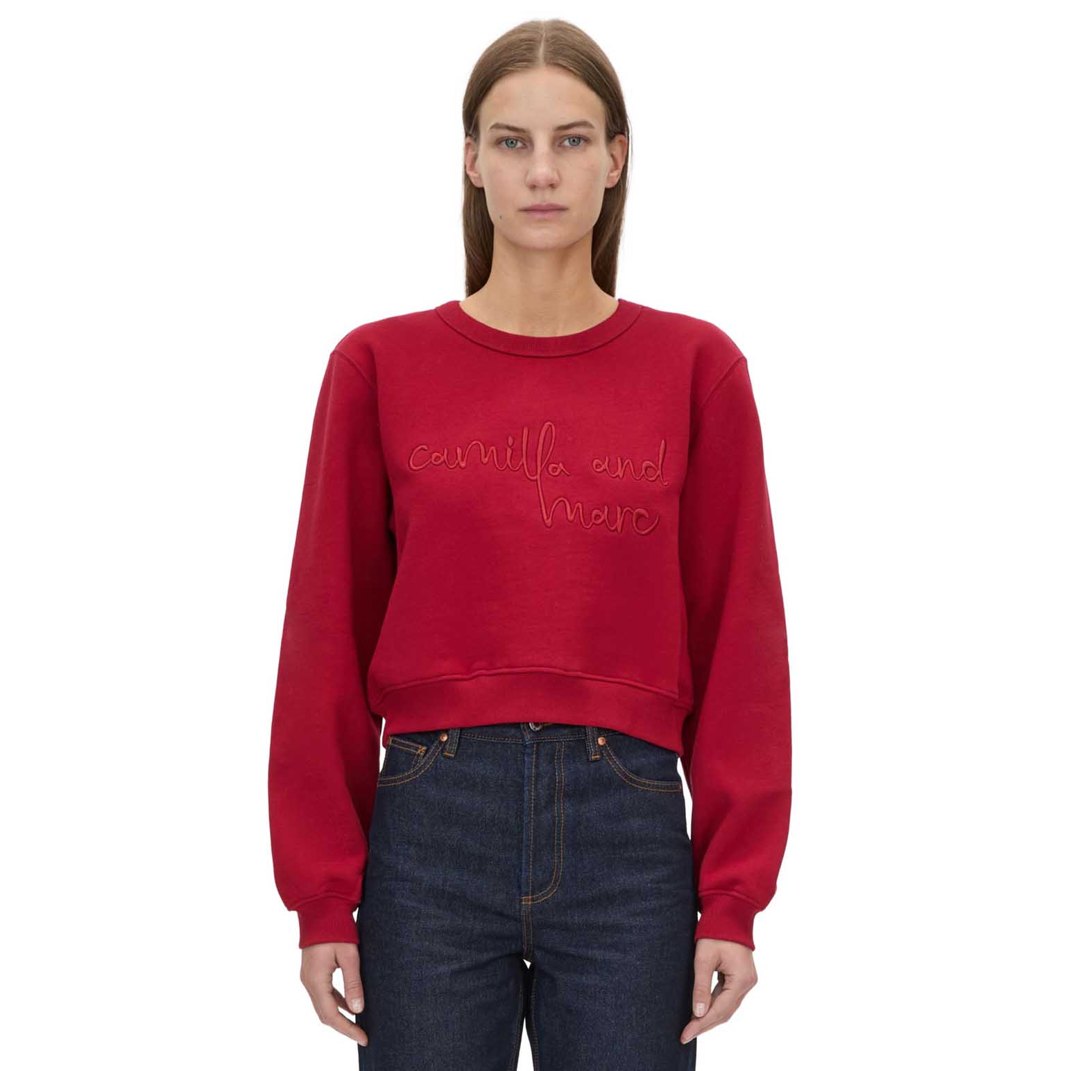 Camilla and Marc Maren Logo Roll Sleeve Tee